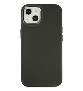 iPhone 14 Plus Kılıf Asya Deri Silikon - Koyu Yeşil