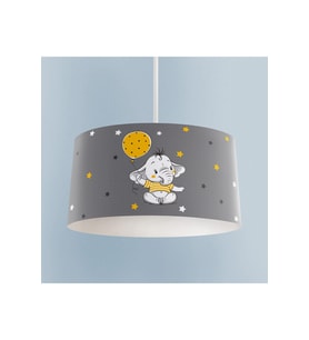 MEKTA HOME BEBEK VE ÇOCUK ODASI Sarı Filli Balon Desenli Avize