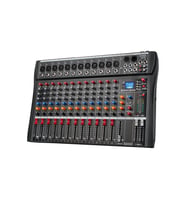 Midex Mix DM-12 Deck Mikser 12 Kanal Ses Mikseri (Bluetooth USB Efekt)