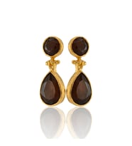 Kadir Jewellery 22 Ayar Altın Kaplama Vintage Küpe -El İşçiliği Ve Hipoalerjenik Küpe