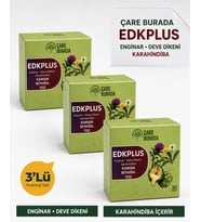ÇareBurada EDKPLUS Enginar, Deve Dikeni ve Karahindiba İçeren Karışık Bitkisel Toz 30 Adet 3'lü Set