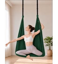 Beylini Yoga Hamağı Fly Salıncağı Yükseklik Ayarlanabilir Antigravity Esnek Askılı Denge Spor Aleti Pilates Fitness Denge Esneme Gerdirme Gelişim