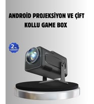 Mey İthalat® Android Projeksiyon Game Box – 1280x720p HD Çözünürlük, Bluetooth,HDMI ve USB Girişli