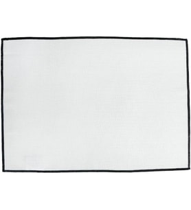 Siyah Biyeli Amerikan Servis 2li 32x45 cm, Tekli