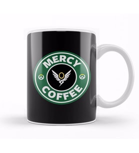 Mercy Coffee Overwatch Kupa Bardak Porselen
