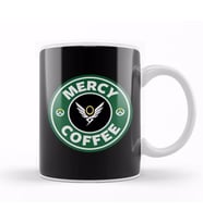 Mercy Coffee Overwatch Kupa Bardak Porselen