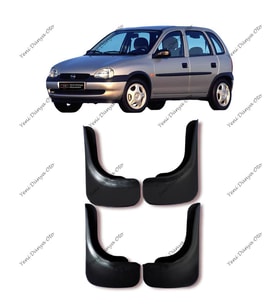 Opel Corsa B 1993-2000 4lü Paçalık, Çamurluk, Tozluk OPL0UX007