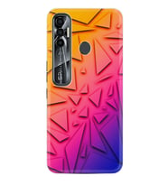 Tecno Spark 6 6 Go 8C 8 Pro 7 7 Spark 9 Pro Kılıf Desemli Silikon Üçgenler 1635