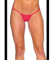 Fantezia Night Kırmızı Dantelli Tanga TM1166