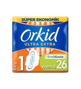Ultra Extra Hijyenik Ped Normal Süper Ekonomik Paket 26 Ped