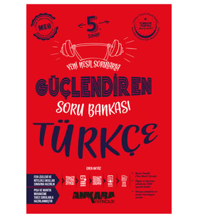kitabın başkenti ankara yayıncılık 2025-2026 Müfredat Ankara Yayıncılık 5. Sınıf Güçlendiren Türkçe Soru Bankası (Çok Renkli)