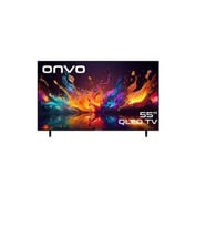 ONVO 55VQ90F3UA 55inc 140 cm 4K UHD Frameless Google Smart QLED TV,Uydu Alıcılı