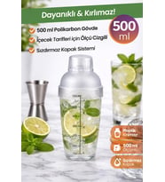 POLİKARBON KOKTEYL SHAKER 500 CC