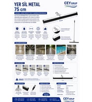 Yer Sil Metal 75 Cm