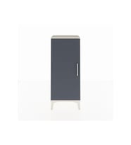 Arges Komodin Tek Kapaklı 44x30x106 Aytaşı-Antrasit