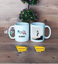 Polis Kupa Bardak Beyaz Fotoğraflı Dünya Polisler Günü Hediyesi