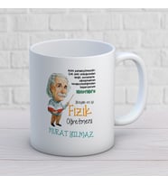 Kişiye Özel Meslek Fizik Öğretmeni Hediyelik Kupa Bardak