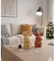 Mumelia Candles Geyik Formunda - Doğal Soya Dekoratif Mum