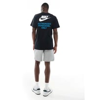 Swoosh Graphic Siyah Pamuklu Erkek Tişört
