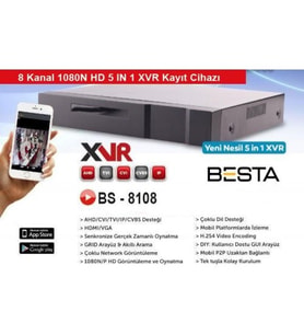 MCG XVR 8 Kanal Kamera Kayıt Cihazı KD-8108