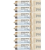 Philips 18W Snow White 12000K (Beyaz Işık) G13 Duylu Floresan (8 Adet)