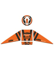 Skm Ktm 250 Adventure 2019 - 2022 Uyumlu Tank Pad Set 004