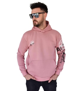 Erkek Oversize Kapüşonlu Sweatshirt 6738 BGL-ST02311