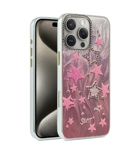 iPhone 16 Pro Kılıf Blade Aynalı Desenli Kapak - Desen 7