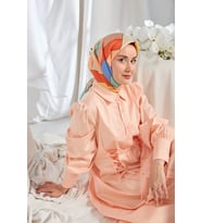 %100 Twill İpek Eşarp S543
