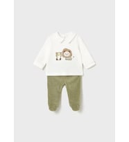 Mayoral Newborn Erkek Bebek Kadife Takım Yeşil