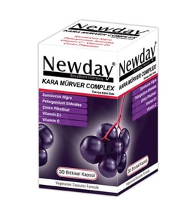 Newday Kara Mürver Complex 30 Kapsül