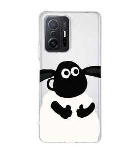 Xiaomi Mi 11T - 11T Pro Uyumlu Koyun Tasarımlı Şeffaf Telefon Kılıfı