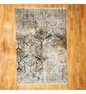 Klasik Motifli Gold Efektli 160 X 230 Yün Halı
