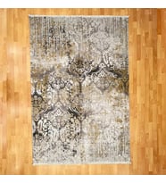 Klasik Motifli Gold Efektli 160 X 230 Yün Halı