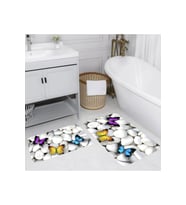 Eliana Home Baskılı 2'li Banyo Paspas Takımı RVG5033