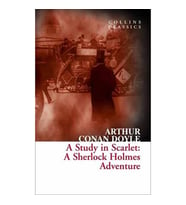 A Study in Scarlet: A Sherlock Holmes A(Collins C) (Gri-Kırmızı)
