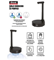 ITHINK ŞARJLI STANDTLI DAMACANA SU POMPASI WP-500 (D.Siyah)
