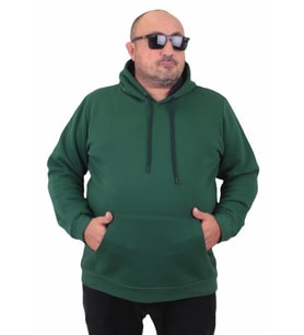 Starbattal Büyük Beden Erkek Basic Sweat Kapüşonlu 11700 NEFTI