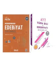 Ünlü Yayıncılık AYT Edebiyat Best Peak Soru ve Karekök Türk Dili Edebiyat Deneme Seti 2 Kitap