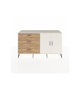 Hyperion Konsol 2 Raflı 3 Çekmeceli 2 Kapaklı 176x44x99 Aytaşı-Aytaşı/Çam