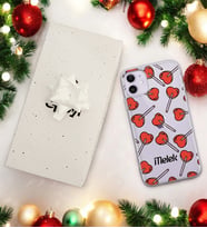 Candy Şeker Tasarımlı Kişiye Özel Şeffaf Telefon Kılıfı (Tüm Telefon Modelleri Mevcuttur.) - Hediye Kutulu