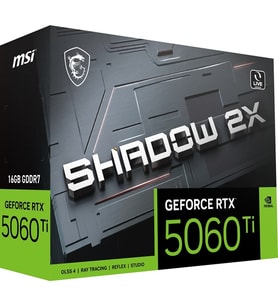 MSI RTX5060TI 16GB SHADOW 2X OC PLUS 128BİT GDDR7 HDMI DP PCIe 5.0