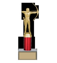ODAK KUPA - Figürlü Kupalar - Okçu Figürlü Kupalar FG-004 B - 26 cm
