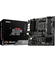MSI B550M PRO-VDH DDR4 M2 PCIe NVME HDMI DP PCIe 16X v4.0 AM4 mATX