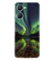 Vivo Y18 Kılıf Desenli Silikon Kuzey Işıkları 1327