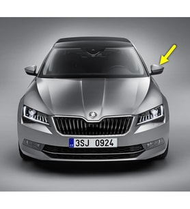 Skoda Superb 3 2015-2019 Sol Dış Dikiz Aynası Üst Kapağı 3V0857537A