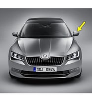 Skoda Superb 3 2015-2019 Sol Dış Dikiz Aynası Üst Kapağı 3V0857537A
