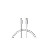 Remorax Coral Type C-C Power Delivery Hızlı Kablosu, Beyaz Kablo, Beyaz/Beyaz Uçlar (150 Cm)