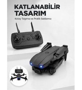 Katlanabilir Kamera Drone 4K HD Görüntü, Hover Özelliği ve Uzaktan Kumanda