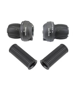 DORELLO Vites Kolu DT-12 3x7, Index, Kablo + Tel, Poşetli, MTB / Şehir Bisikleti Uyumlu - Renk: 010 Siyah